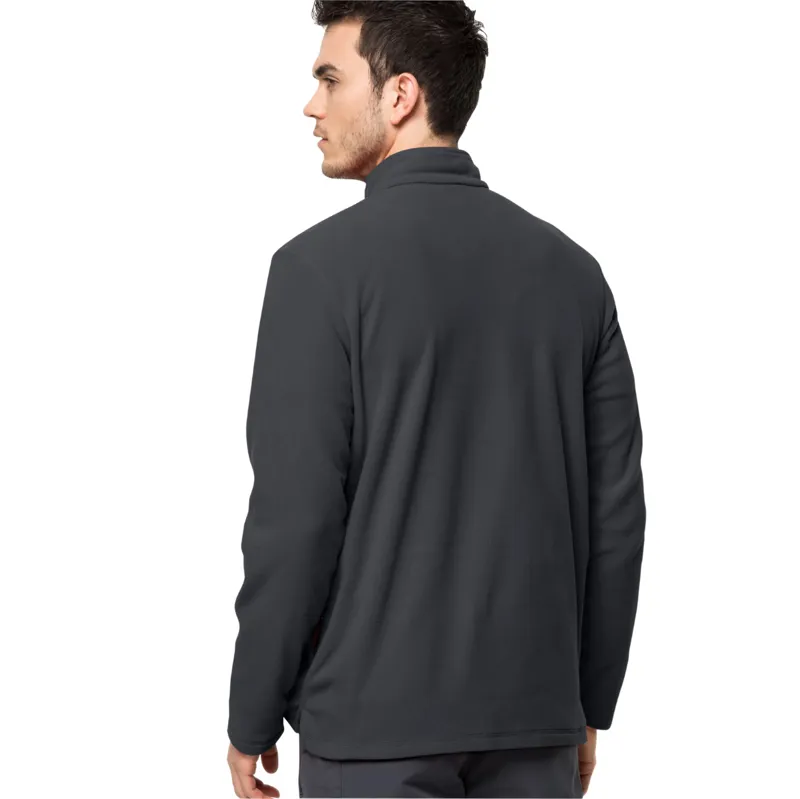 Jack Wolfskin Men's Gecko Fleece 1/4 Zip - Phantom-2
